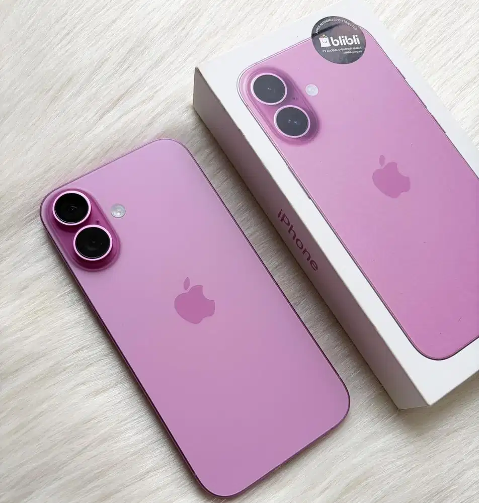 Iphone 16 128gb pink, resmi iBox (like new)