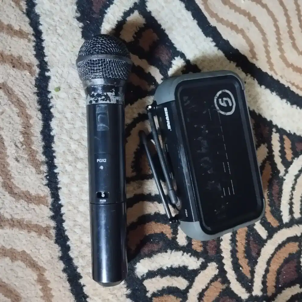 Set mic wireless shure PGX original