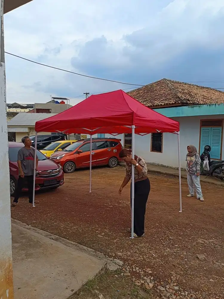 Tenda lipat 3x2 meter ready stok Palembang bisa cod
