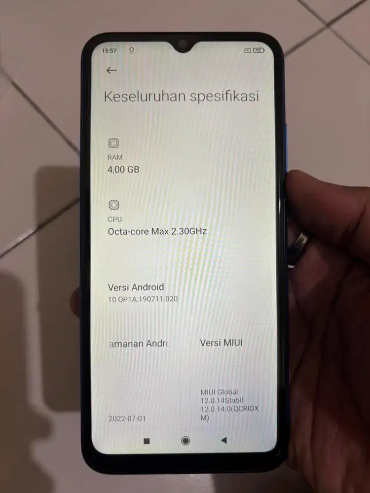 Xiaomi Redmi 9C 4/64GB (lecet pemakaian aja)