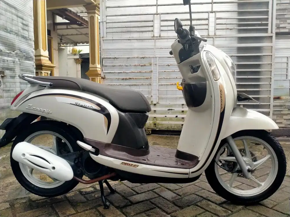 Honda Scoopy FI pajak hidup lengkap sehat keterangan detail dibawah