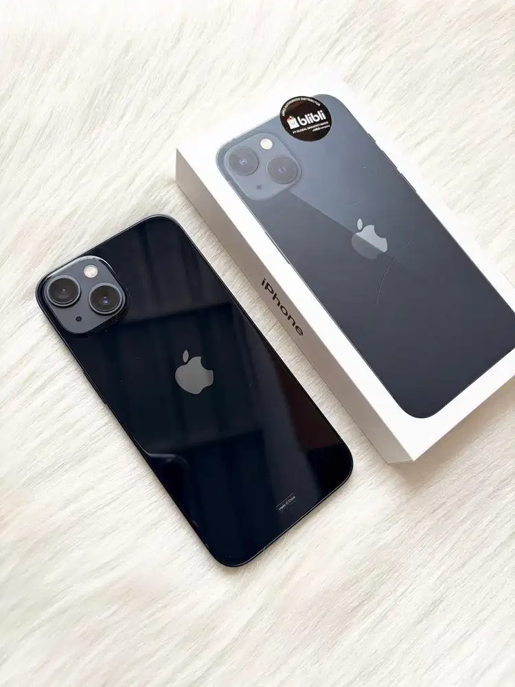 Iphone 13 128gb midnight, resmi iBox (like new)