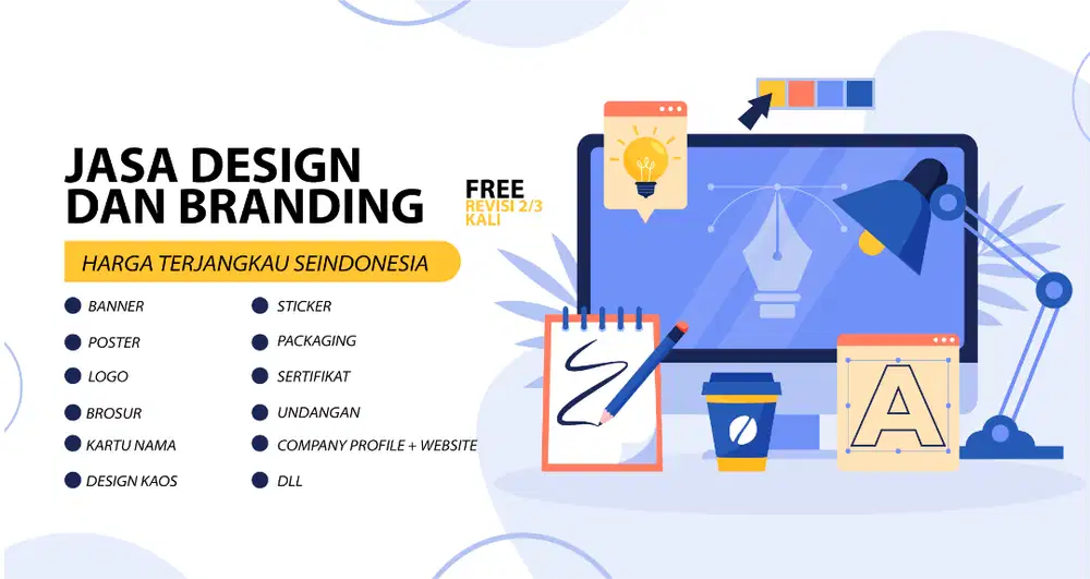 Jasa Design & Branding Harga Terjangkau Seindonesia