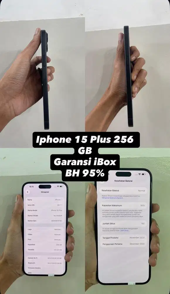 Iphone 15 Plus 256 GB iBox