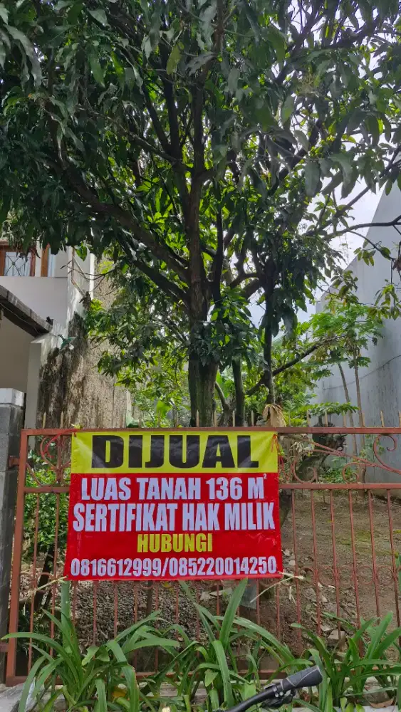 Tanah kosong SHM lokasi steategis