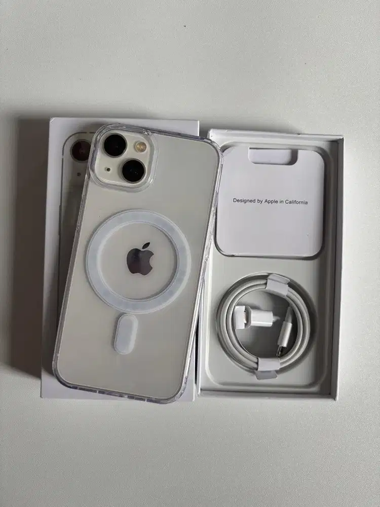 IPHONE 13 256GB - RESMI LIKE NEW FULLSET CUKAI IMEI AMAN