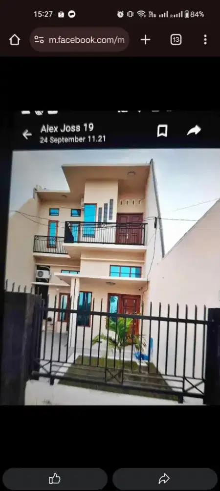 Jual rmh tingkat dua tipe 150 lokasi strategis