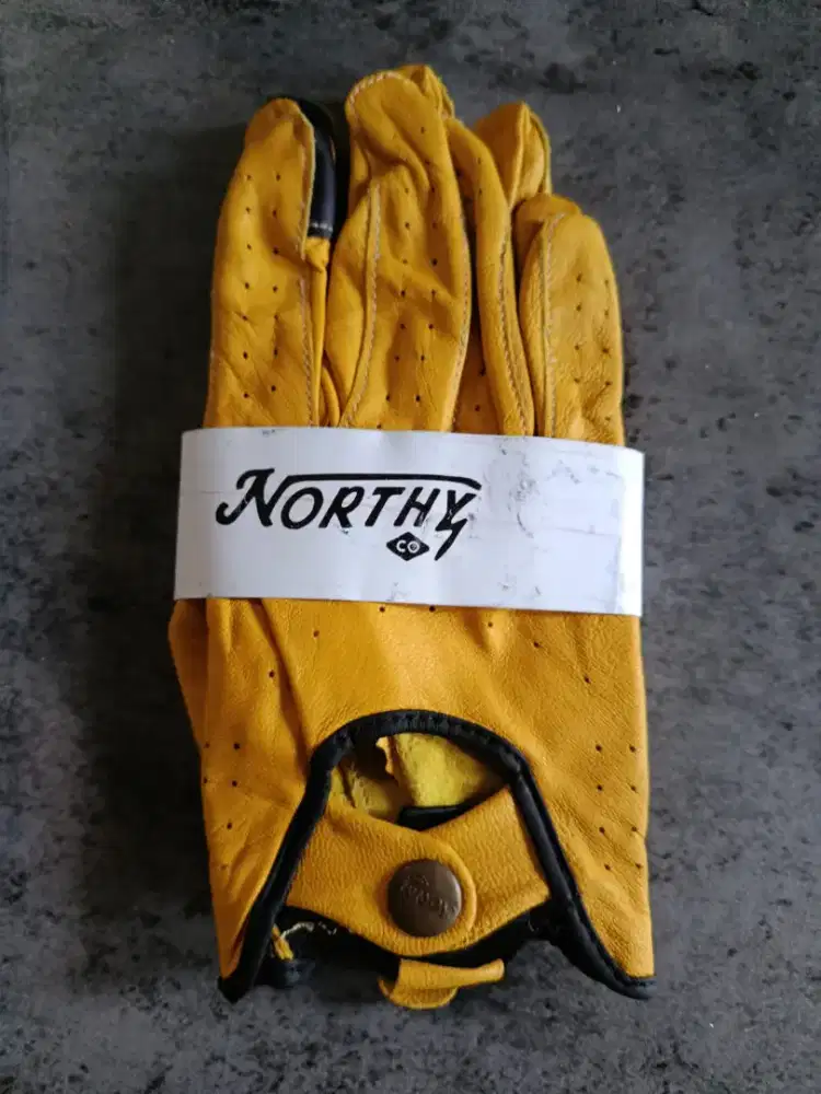 Sarung tangan motor kulit asli bekas