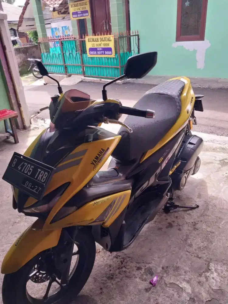 jual yamaha aerox th 2017 lengkap
