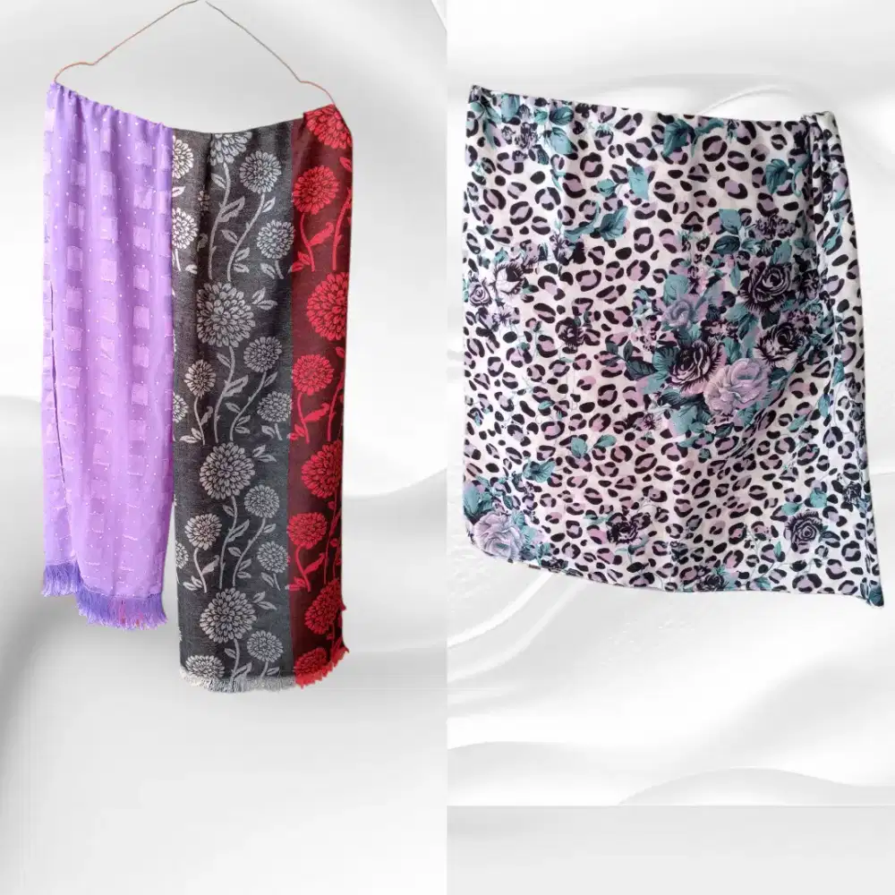 Harga PAS kain kerudung segi empat atau panjang