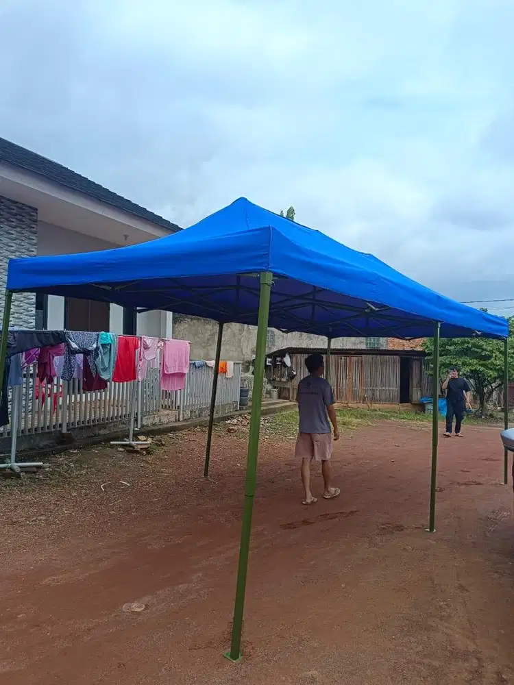 Tenda Lipat 3x6m super tebal maksimal ready stok Palembang bisa cod