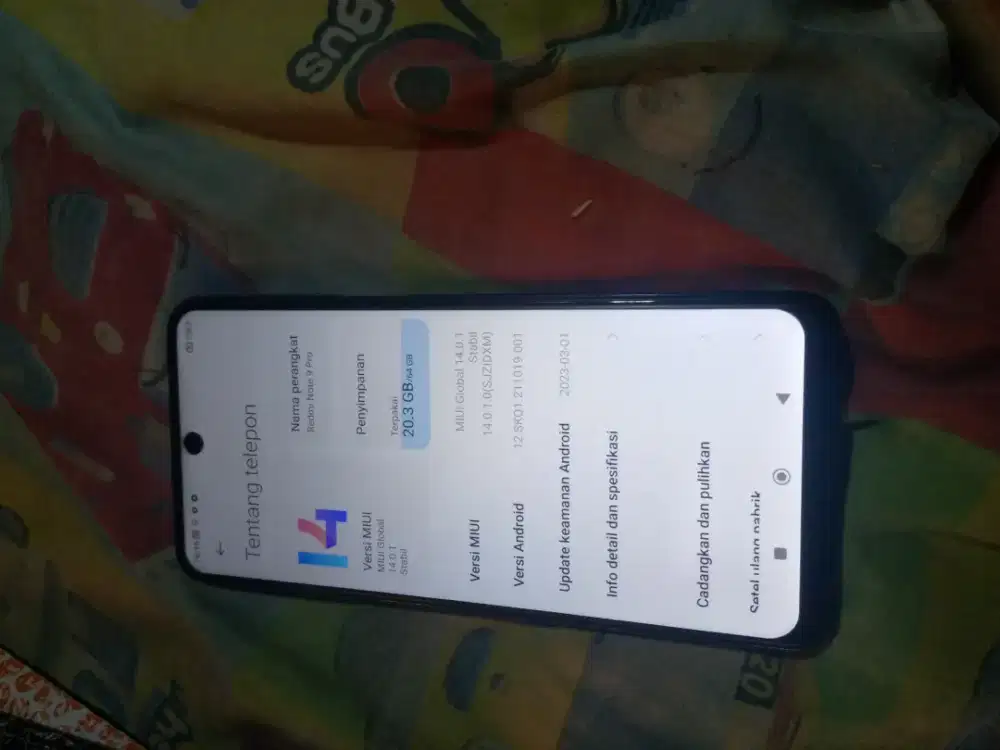 Redmi note 9 pro 6/64 nfc batang