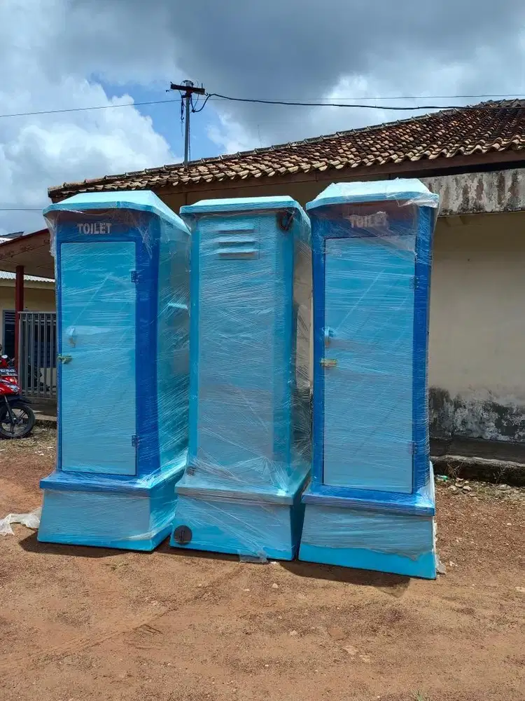 Toilet portable toilet umum bahan tebal ready stok Palembang