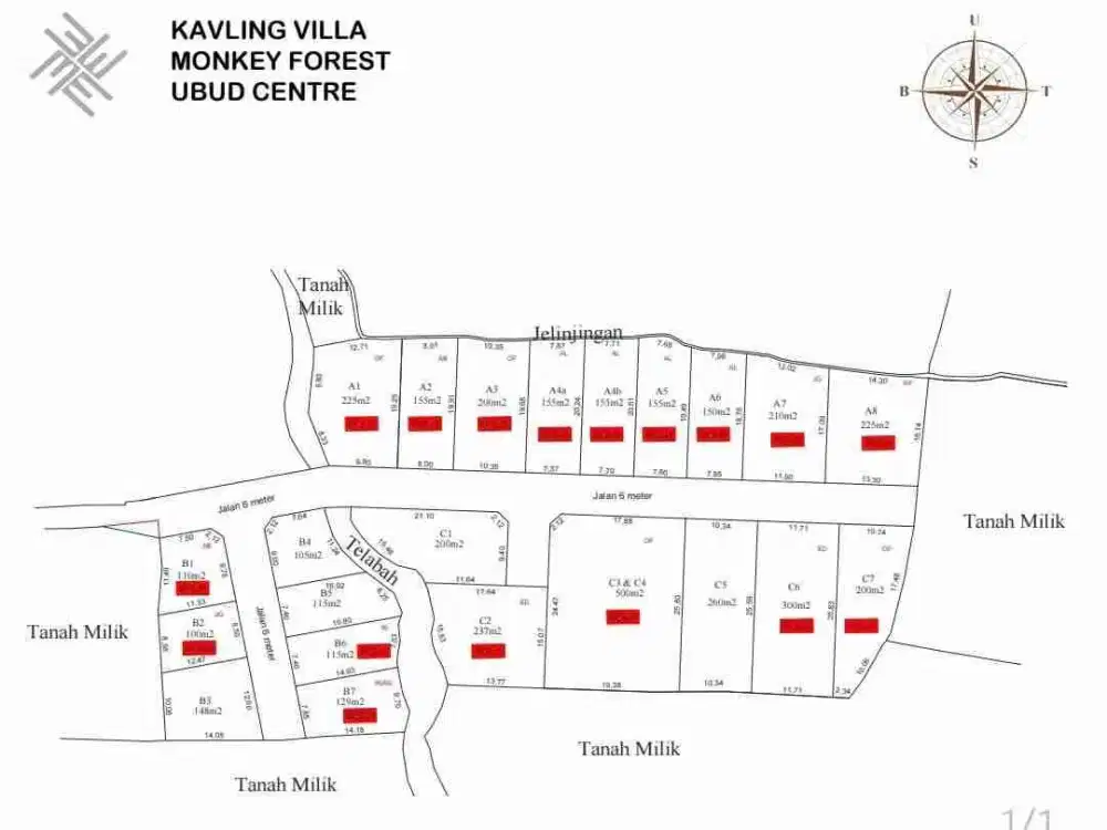 tanah murah di Ubud center