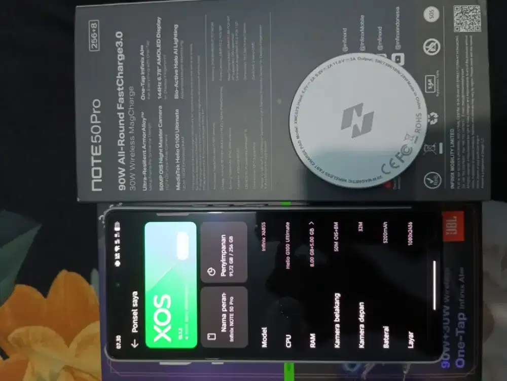 Infinix note 50 pro 8/256