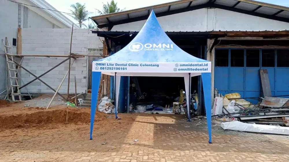 Tenda kerucut tenda Custom aneka ukuran . Ready stok Palembang