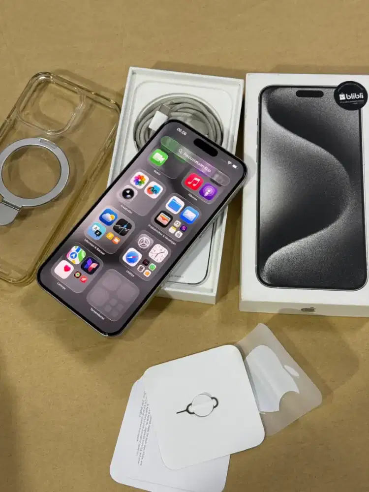 Iphone 15 Pro Max 256GB Garansi Resmi Bekas Pemakaian Fullset Mulus