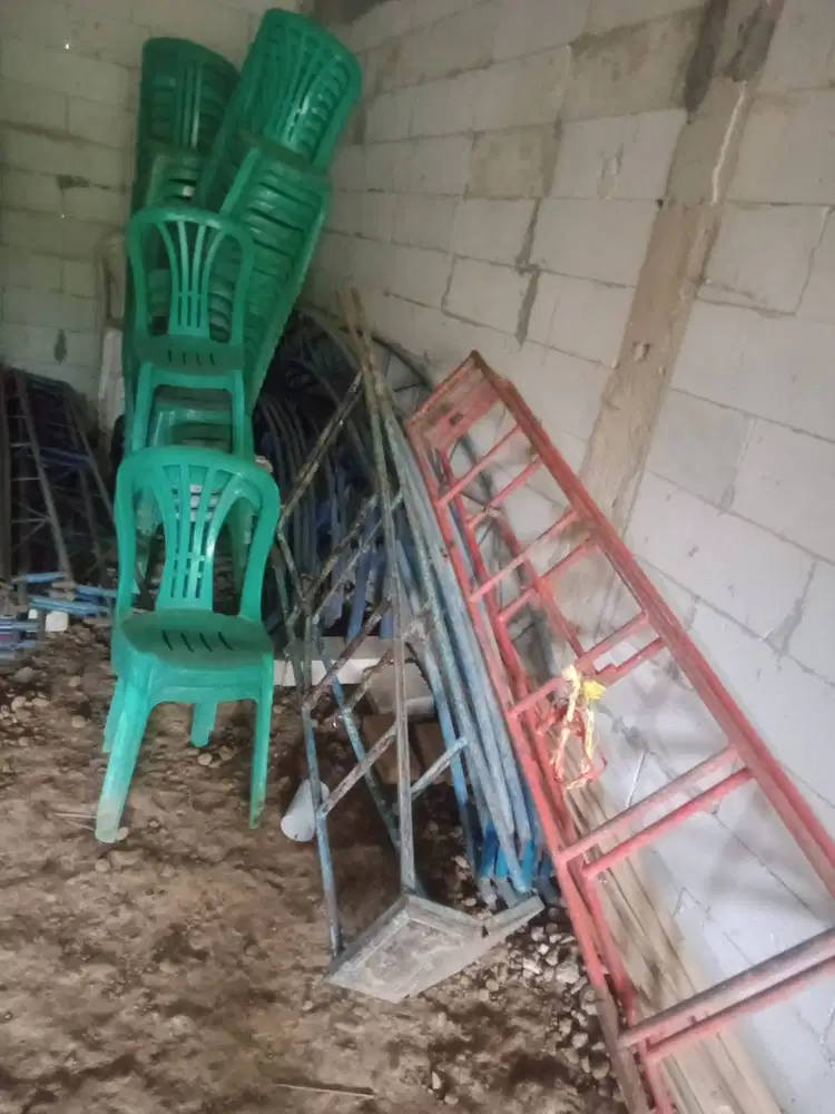 Tenda hajatan 4x9 komplit 2 set