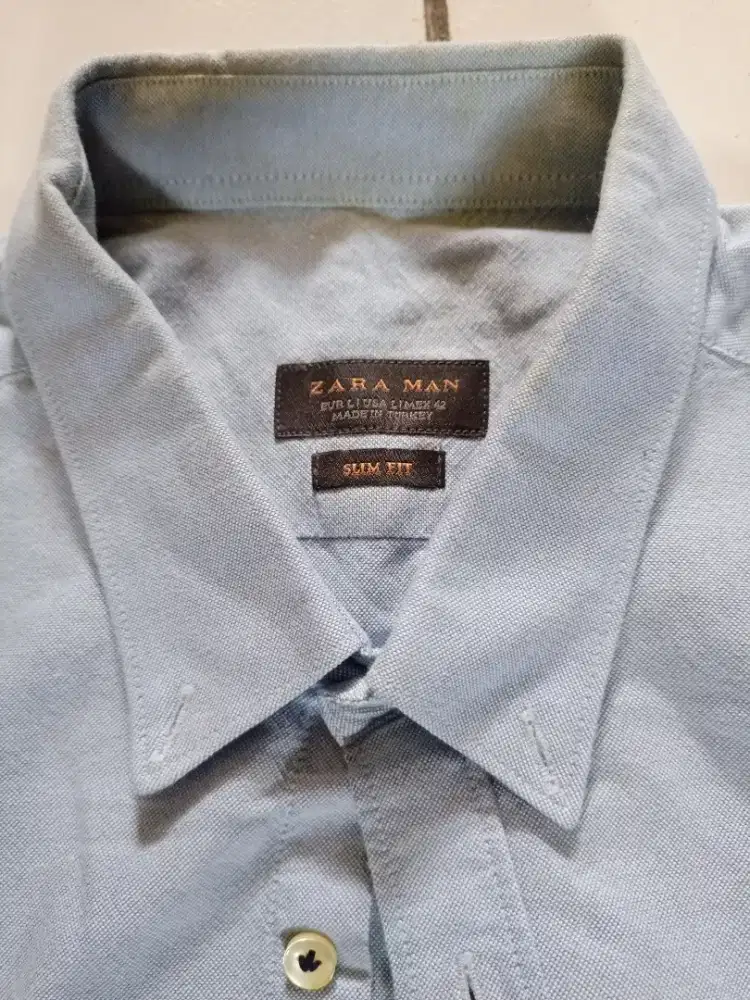 Baju Kemeja ZARA MAN tangan pendek utk Pria