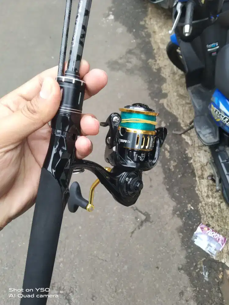 Alat pancing satu set tinggal pakai