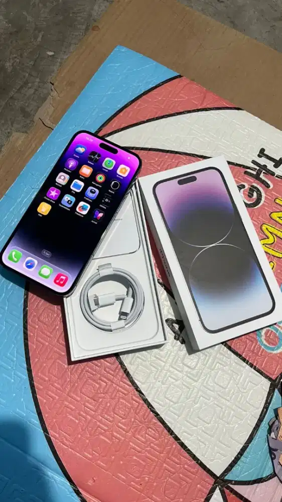 IPHONE 14 PRO MAX 256GB IBOX BH 76 KONDISI SECOND FULLSHET