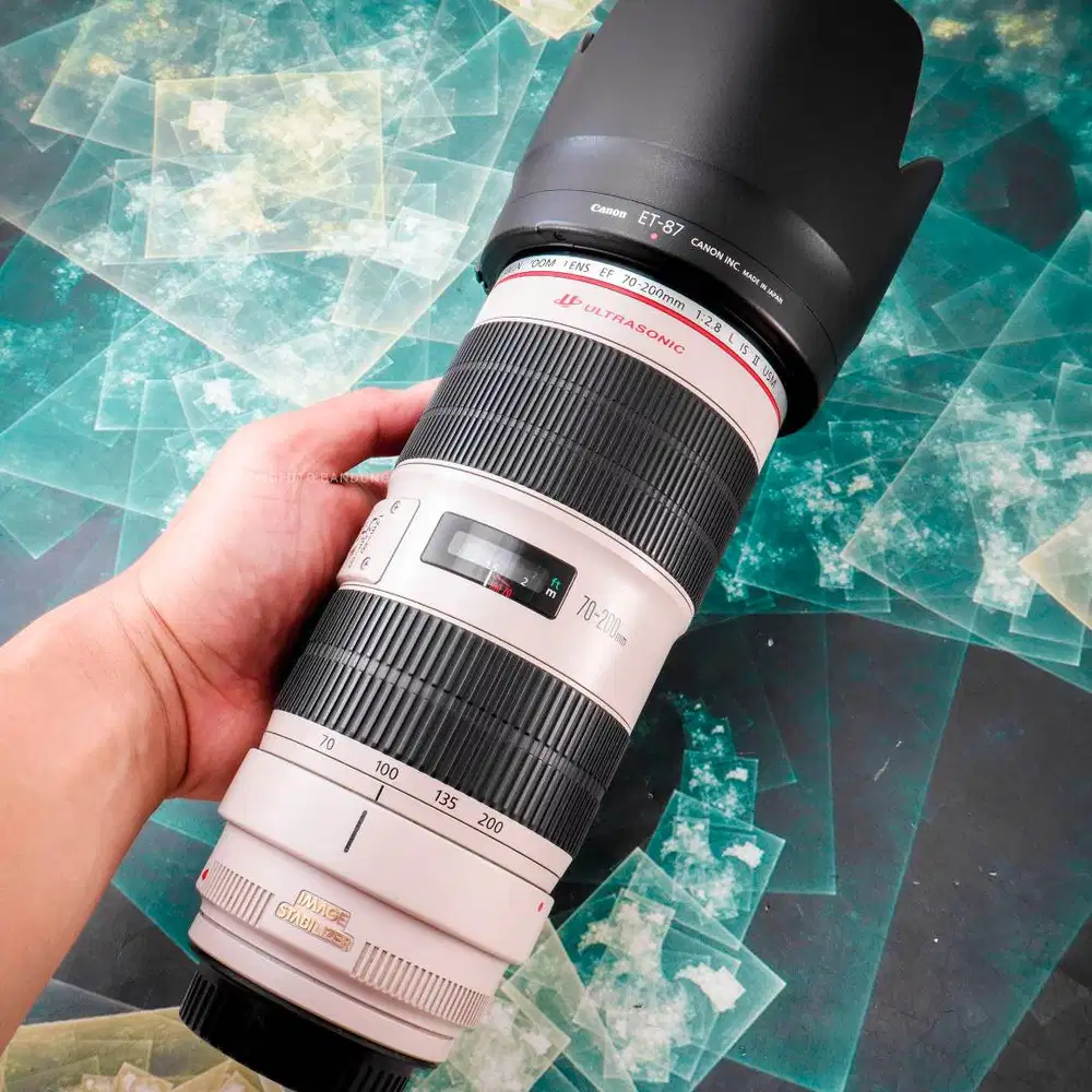 Canon 70-200mm F2.8 L IS II USM. Fullset Mulus Sekali. Ex Datascrip