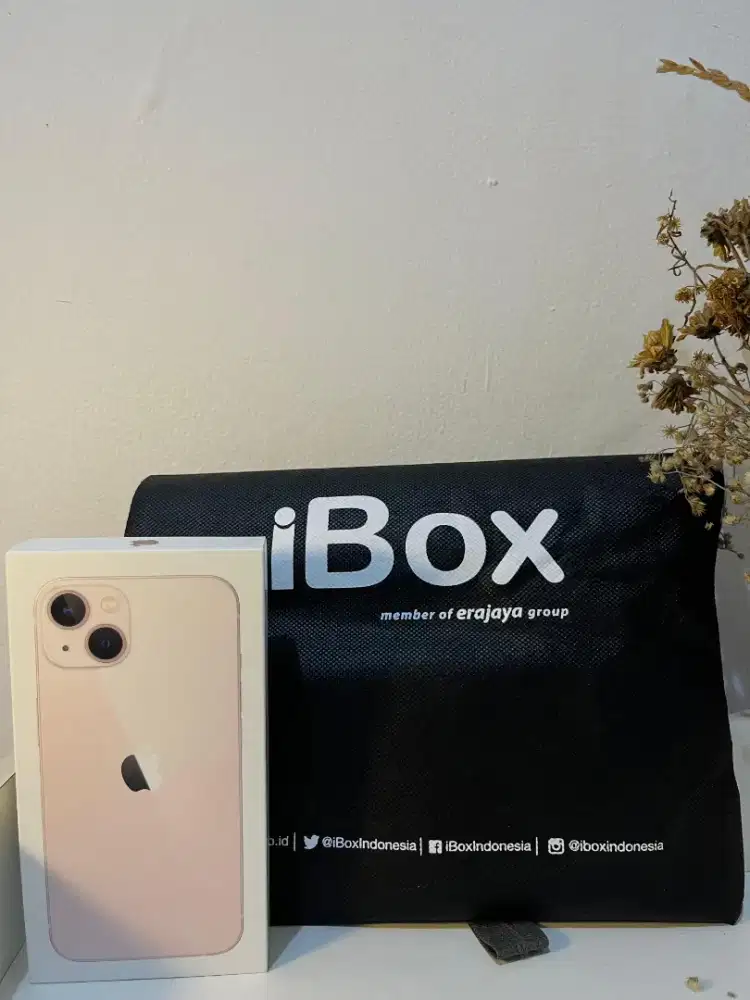 Iphone 13 128gb pink ibox garansi on fullset