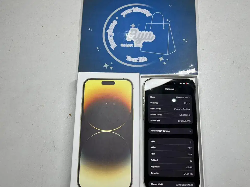 Iphone 14 Promax 128Gb Gold Inter