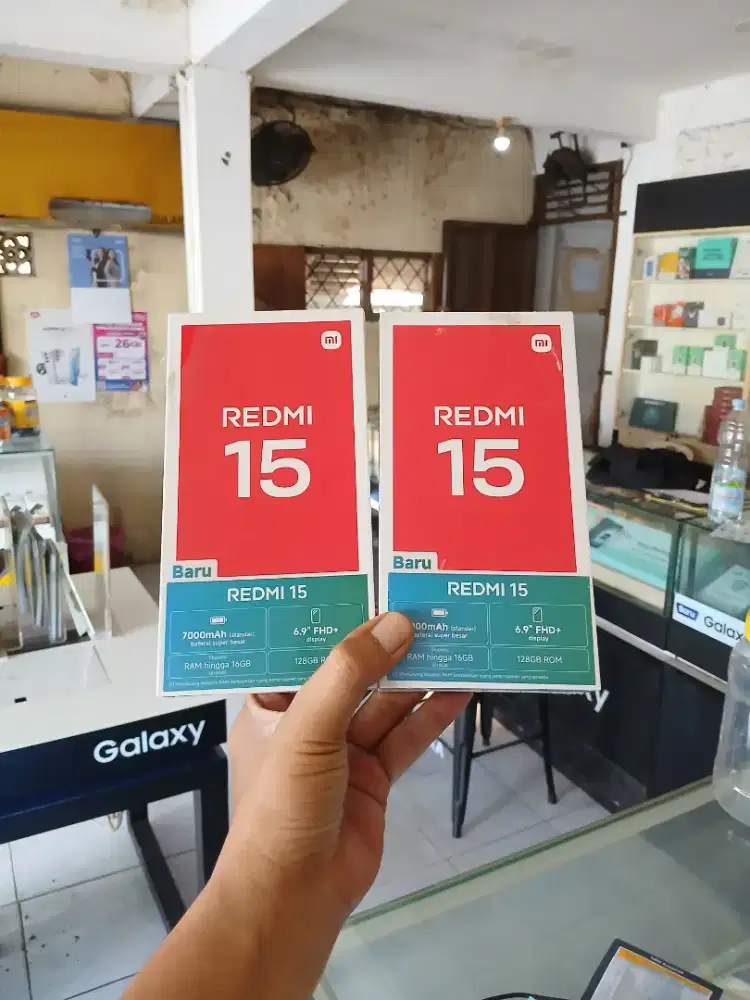 Fast respon WA Xiaomi Redmi 15 NFC 8+8/256 Garansi resmi 15bln