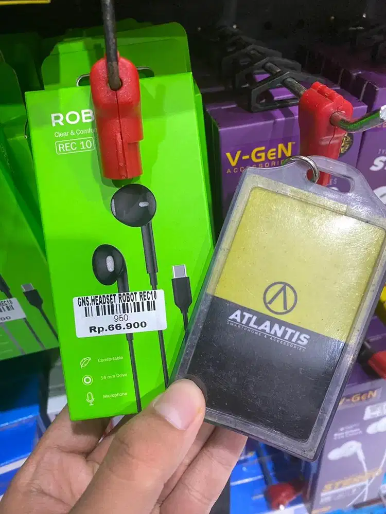 HEADSET ROBOT REC10|ATLANTIS DAHSYAT