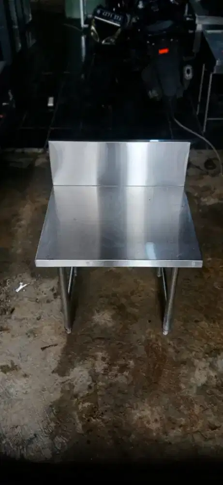 Meja Stainless Kompor Backsplash