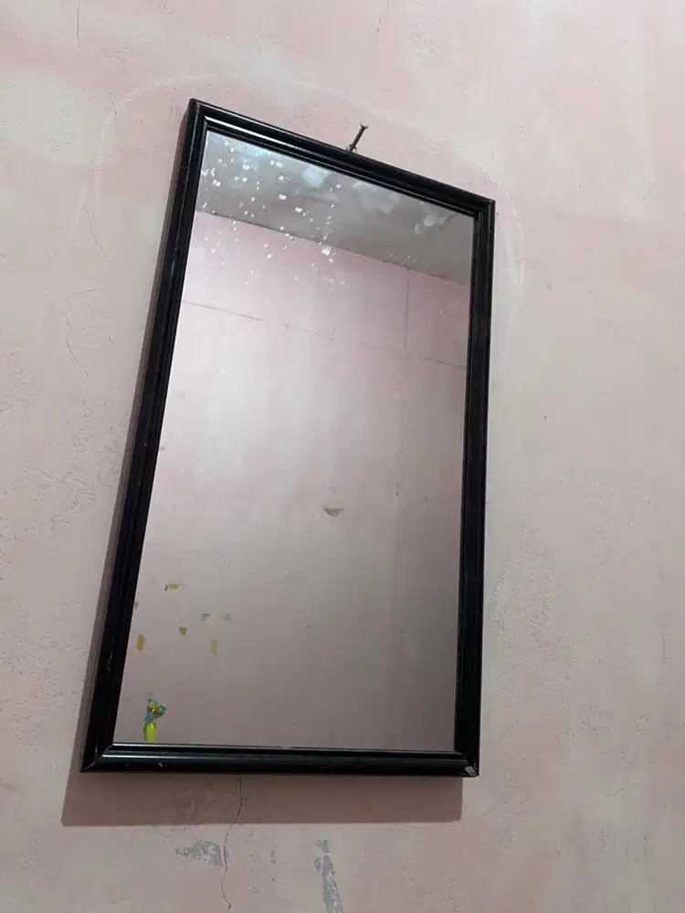 KACA CERMIN LIST HITAM