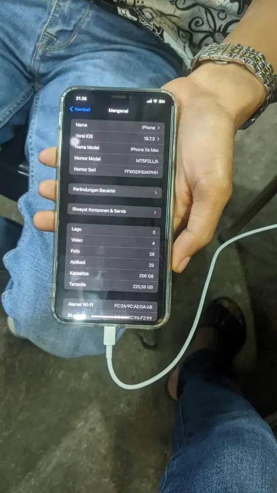 Di jual ip xs max 256 gb inter jaringan permanen