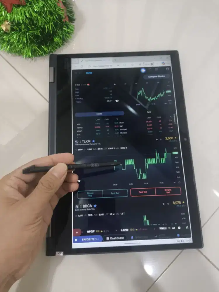 [RAM 16GB] Laptop Slim Lenovo Yoga Gen 10 RAM 16GB/SSD 256Gb Mulus