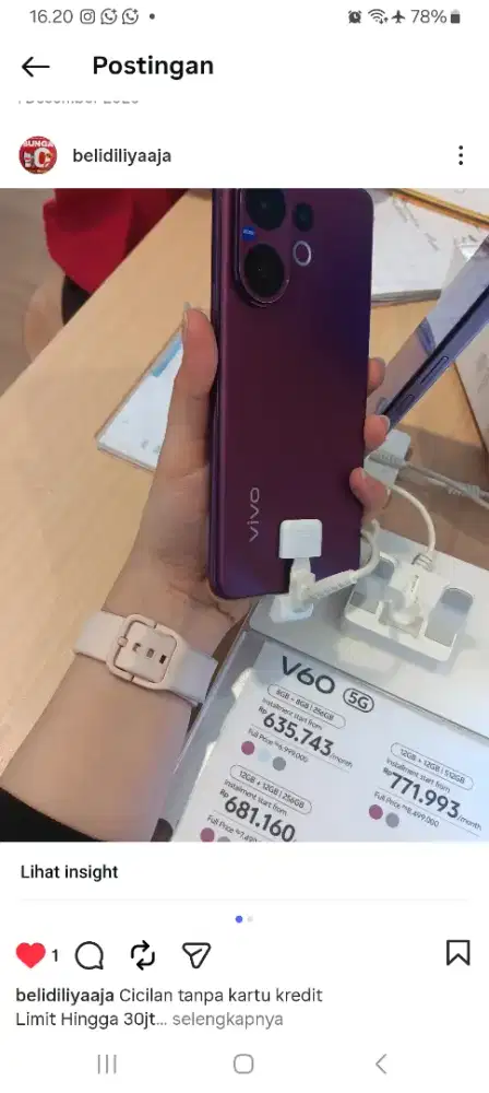 cicilan vivo mulai 200rban