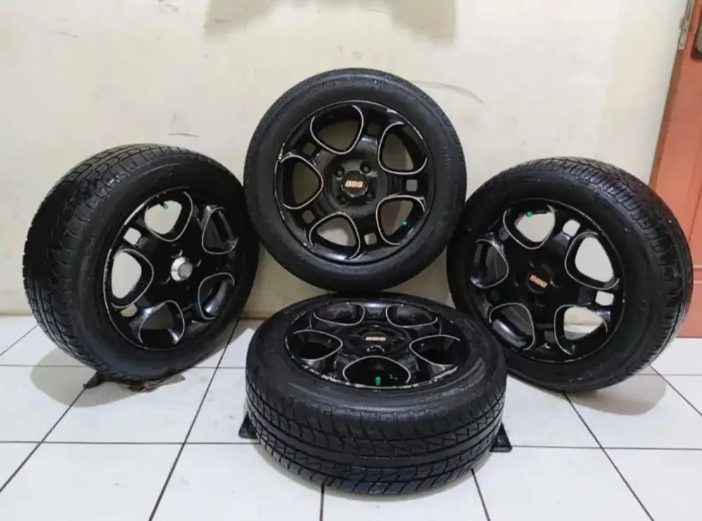 VELG BBS R15 KONDISI BAN 95% GRESS