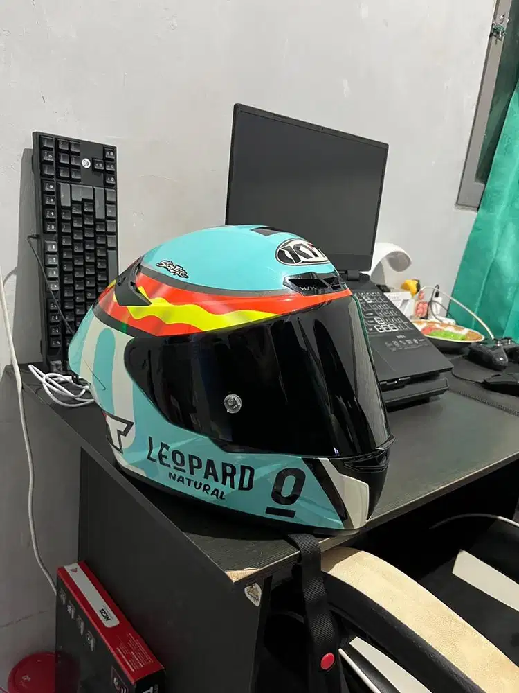 Helm Full Face Leopard Natural – Bekas Masih Layak Pakai