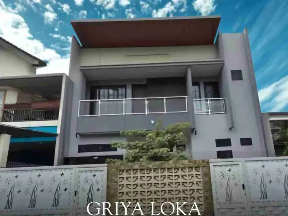 Dijual rumah baru full renov bebas banjir di Griya Loka BSD 5 menit ke tol BSD & Pasmod,dekat pusat kuliner bonus kolam renang