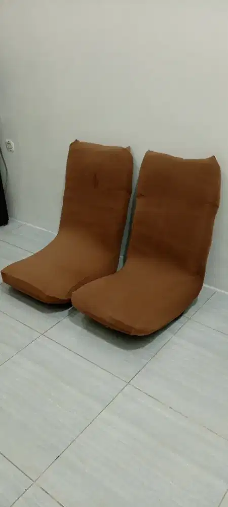Dijual Kursi Lipat Lesehan Sofa Lantai 2pcs Gratis Cover Sofa Baru