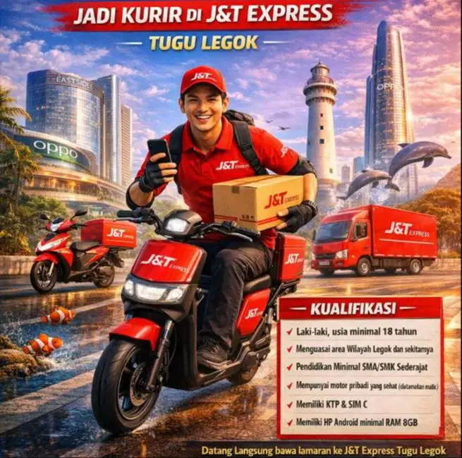 DI BUTUHKAN LOKER UNTUK SPRINTER/KURIR