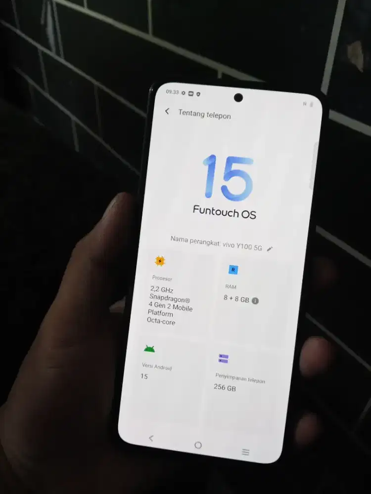 Vivo Y100 5G 8/256 Unit only satset murah aja
