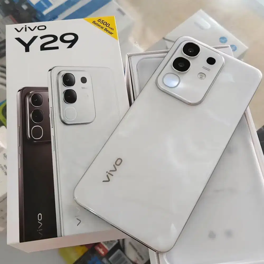 Vivo Y29 putih marmer