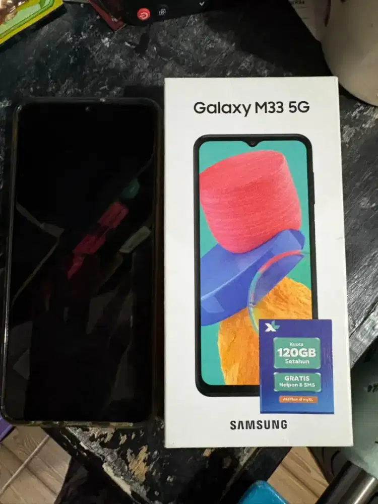 Samsung m33 5G 6/128 mulus tidak ada minus