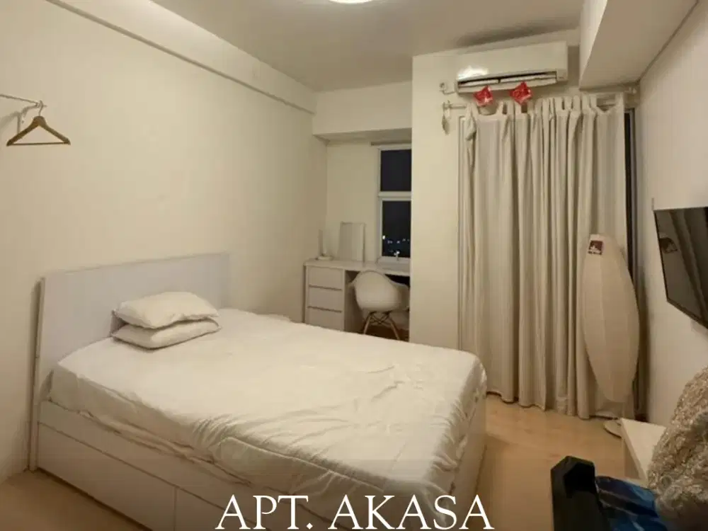 Dijual murah Apt Akasa BSD Furnished terawat,dekat ke Tol BSD & Pasmod cuma 5 menit