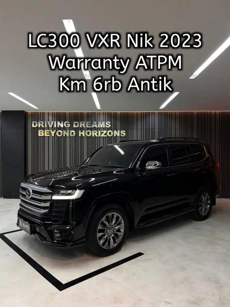 Toyota Land Cruiser LC300 VXR 2024 LC Hitam Km6rb Nik 2023 B389HNT