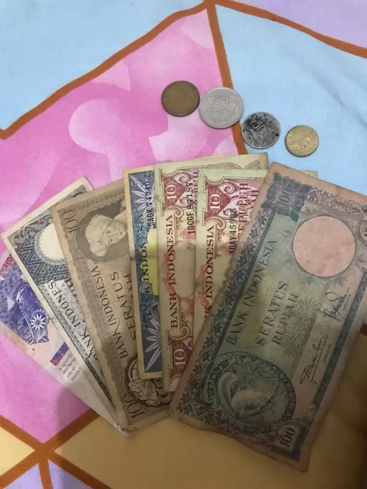 uang kuno 1950 indonesia dan luar negeri