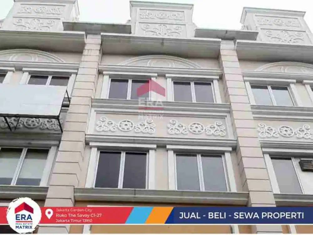 Sewa Ruko The Walk 3 lt Lebar 5 strategis Di Jakarta Garden City ( JGC) Cakung Jakarta Timur