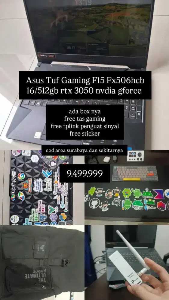 Asus Tuf Gaming F15 FX506hcb