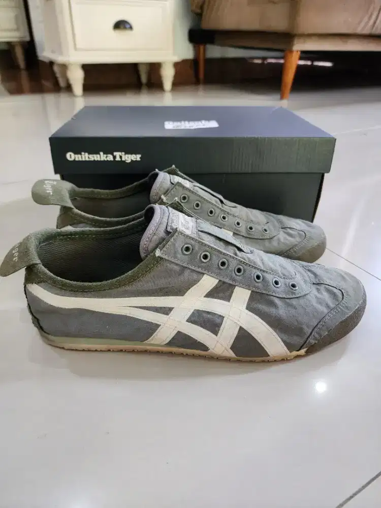 Sepatu Onitsuka Tiger Mexico Slip On 43 Green