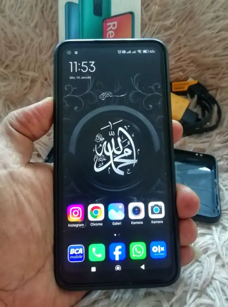 Xiaomi Redmi Note 9 ram 4/64gb fullset